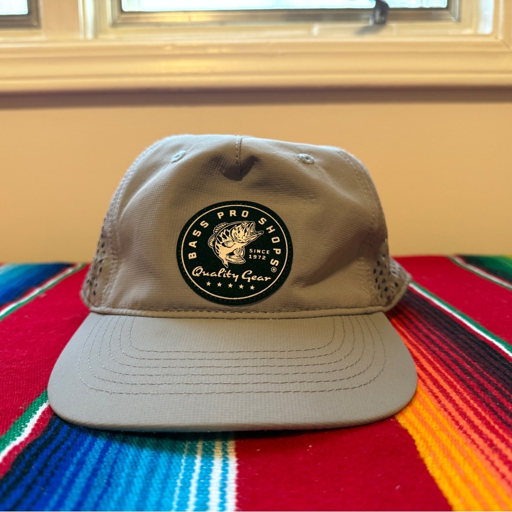 Bass Pro Shops Gray Fishing Cap
